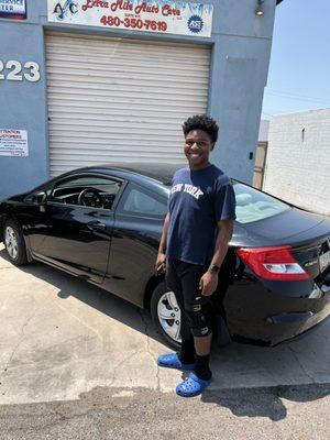 Our son's 1st purchase!