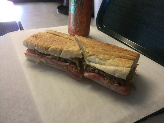 Excellent Cuban sandwich the pork is home made amazing flavor