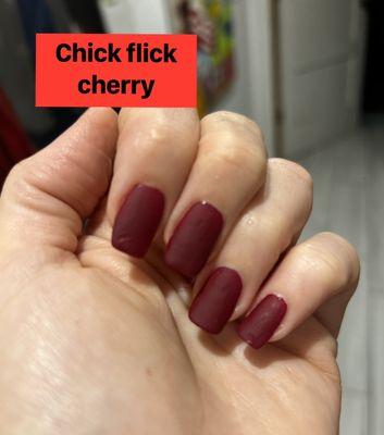 Finished product after a small cut and skilled filing & buffing.