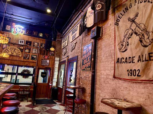 Great vibe and Nashville wall antiques