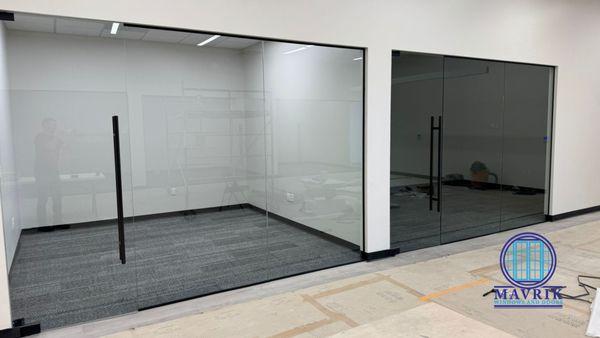 Mavrik Glass Windows & Doors offers professional glass office installation and replacement services.
