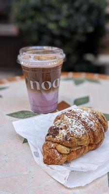 Cookie & lavender skies latte