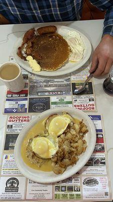 Eggs Benedict Jesus Special