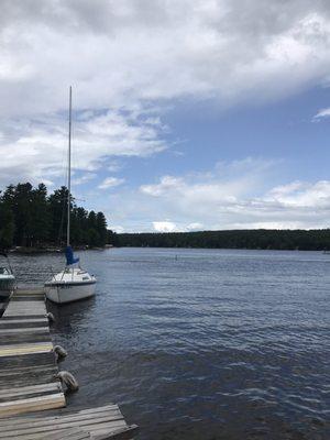 View from the dock