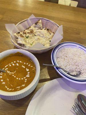 35. Paneer Butter Masala 72. Garlic Naan