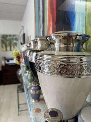 Such nice urn options too.