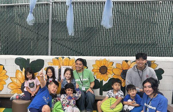 Our outdoor Calm Corner created with the help of our UCLA ADP interns.