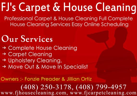 FJ Carpet & House Cleaning Services