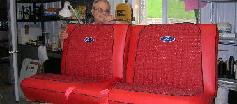 Back To The Future Upholstery