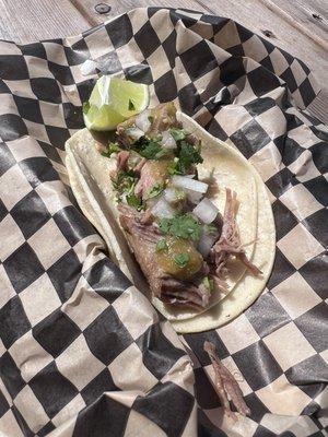 Carnitas taco