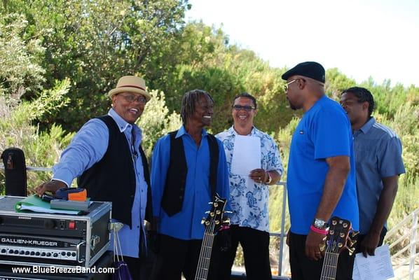 The Blue Breeze Band at the Trump Wine & Beer Festival in Rancho Palos Verdes California www.BlueBreezeBand.com