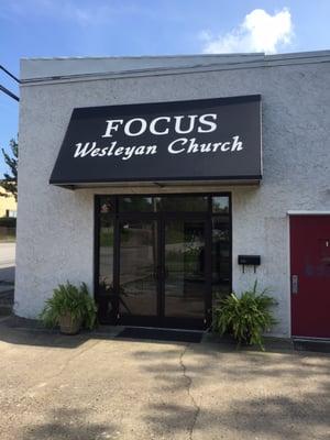 Main entrance to FOCUS Wesleyan Church