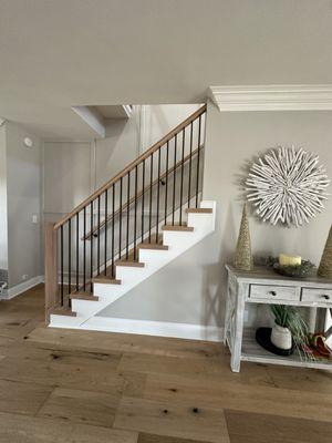 Simple and timeless. This craftsman design fits seamlessly into the home.