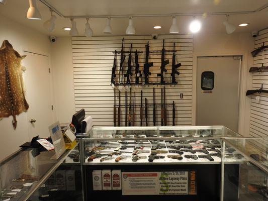 Check out our gun and knife room