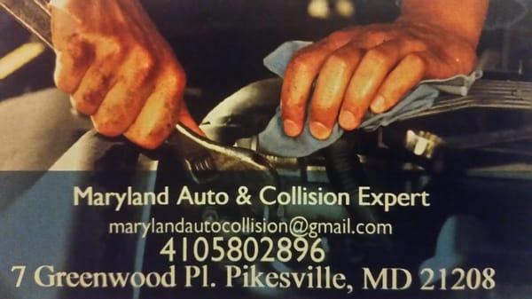 Maryland Auto And Collision Experts