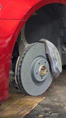 New brake rotors done