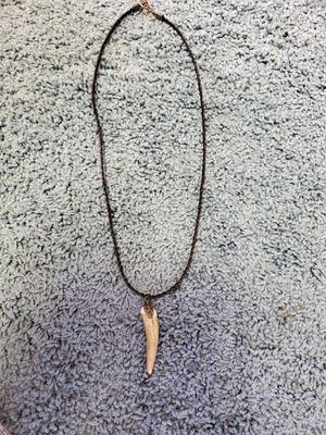Custom ordered antler necklace