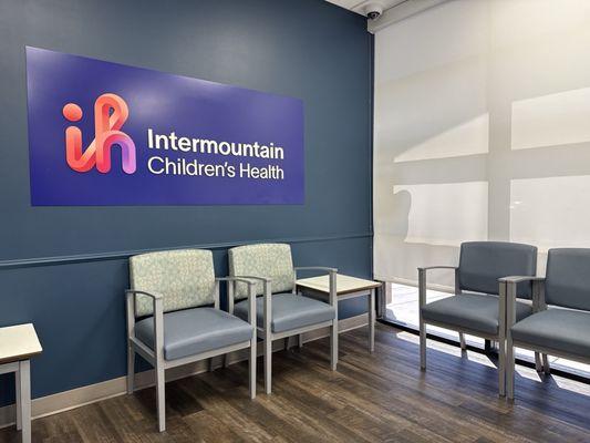 Part of the well child waiting room