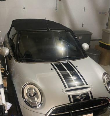 Window tints, bonnet stripes