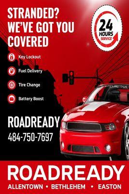 Contact RoadReady for all your Roadside needs.