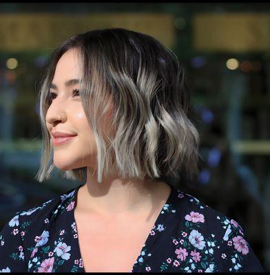 Partial Foil Highlights and Haircut