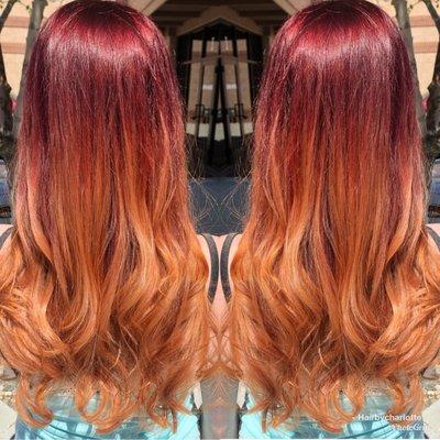 Sunset melt on this amazing client.
