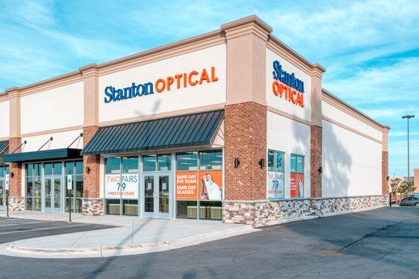 Storefront at Stanton Optical store in Asheboro, NC 27203