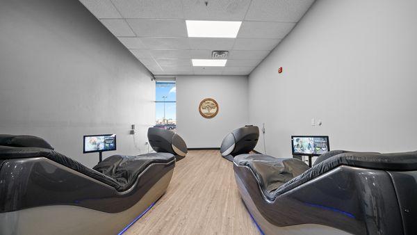 Recover from a tough workout or just get a wonderful massage in our Recovery Room.