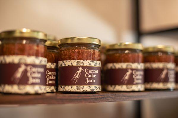 All Malley Farms products, like these lovely jars of Carrot Cake Jam, are made in small batches in-house at our production kitchen.