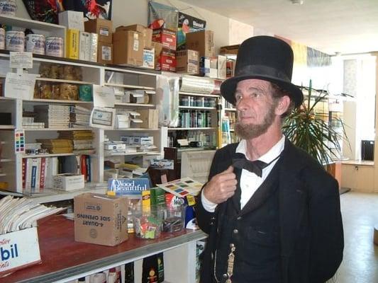 Even Abe shops here!