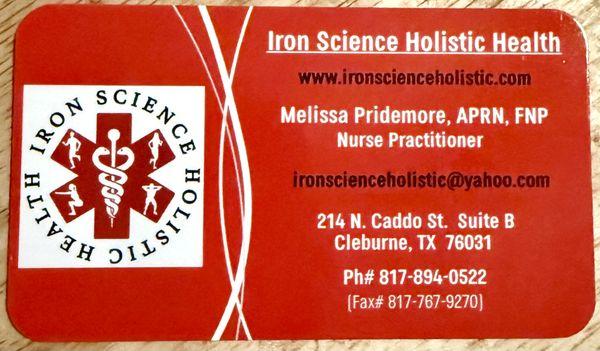 Logo plus business location and contact info