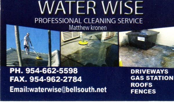 Water Wise Pressure Cleaning