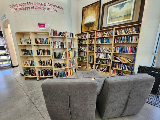 BOOK SALES AND READING AREA