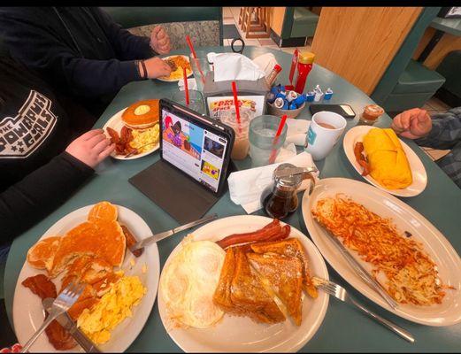 Everyone's breakfast