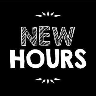 New Hours for the Winter 10 am to 7 pm