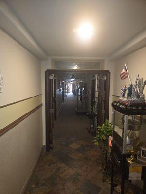 Nice clean hallways