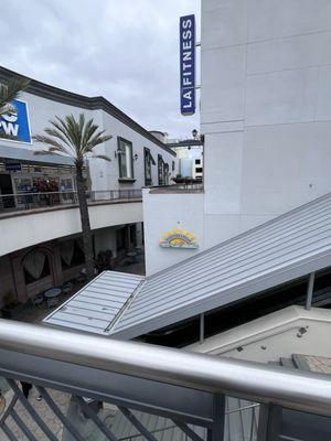 View at second level