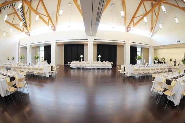 The Grand Ballroom is a versatile space, and can be split into two separate ballroom spaces for smaller events.
