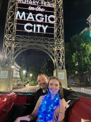 Out after the wedding