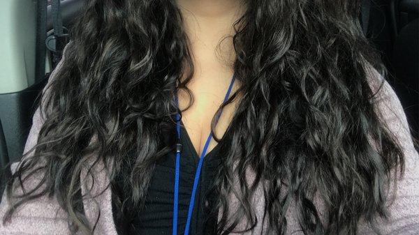 Getting it fixed a couple hours later from another salon.