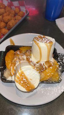 Peach cobbler