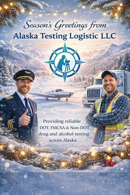DOT, FAA, FMCSA, and Non-DOT drug and alcohol testing across Alaska.
Learn more at:
www.alaskatestinglogistic.com
