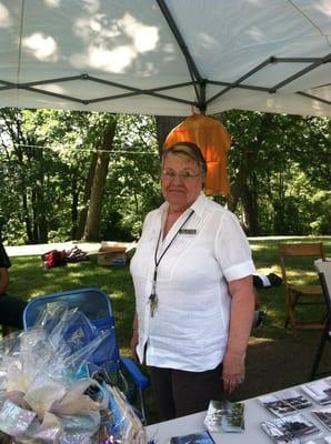 Ms Carol Anthony at the Cornfest!