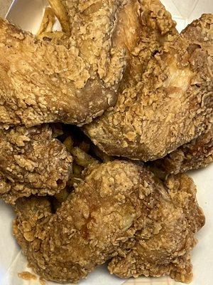 4pc fried chicken wings