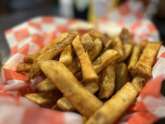 French fries were good (they are potatoey). I think I'd like a little more crisp to them, but personal preference.