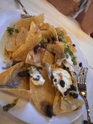 Supposed to be nachos but WHERE IS THE CHEESE and no it's not under the chips!