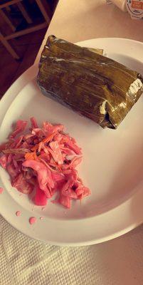 Tamales Salvadoreños con Pollo