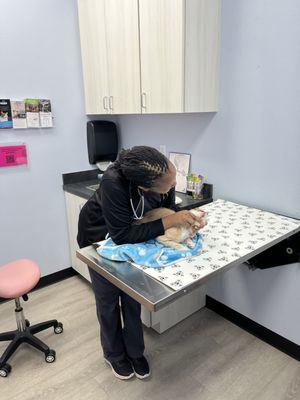 Dr. Muhoho with Ollie