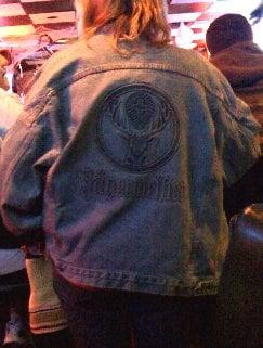 Yes. That is a Jagermeister jean jacket.
