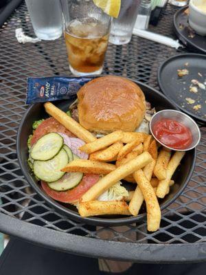 Swiss Mushroom burger